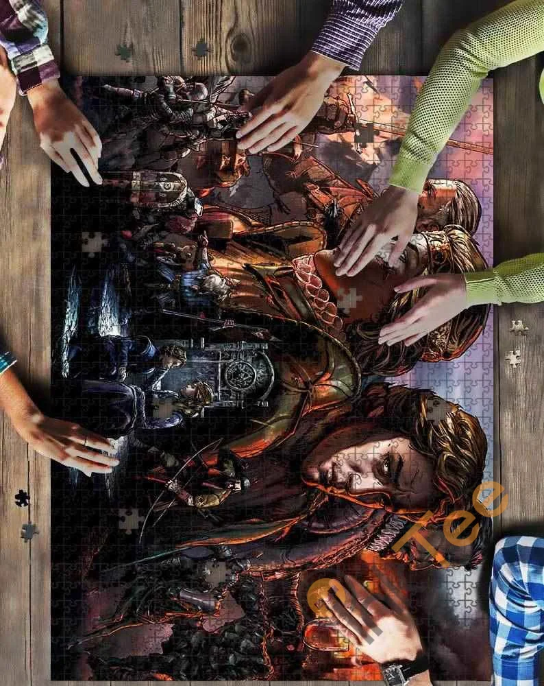 Digital Art Video Games The Witcher Jigsaw Puzzle