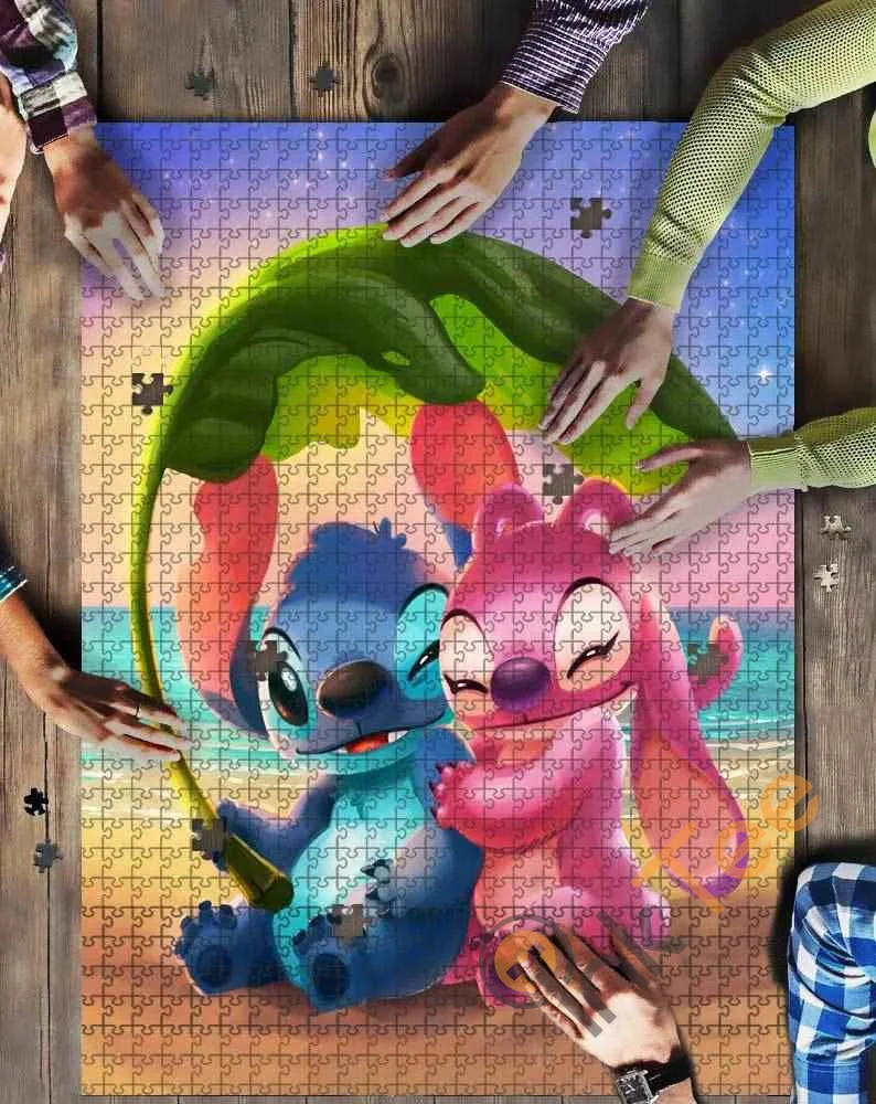 Stitch And Angel Kid Toys Jigsaw Puzzle