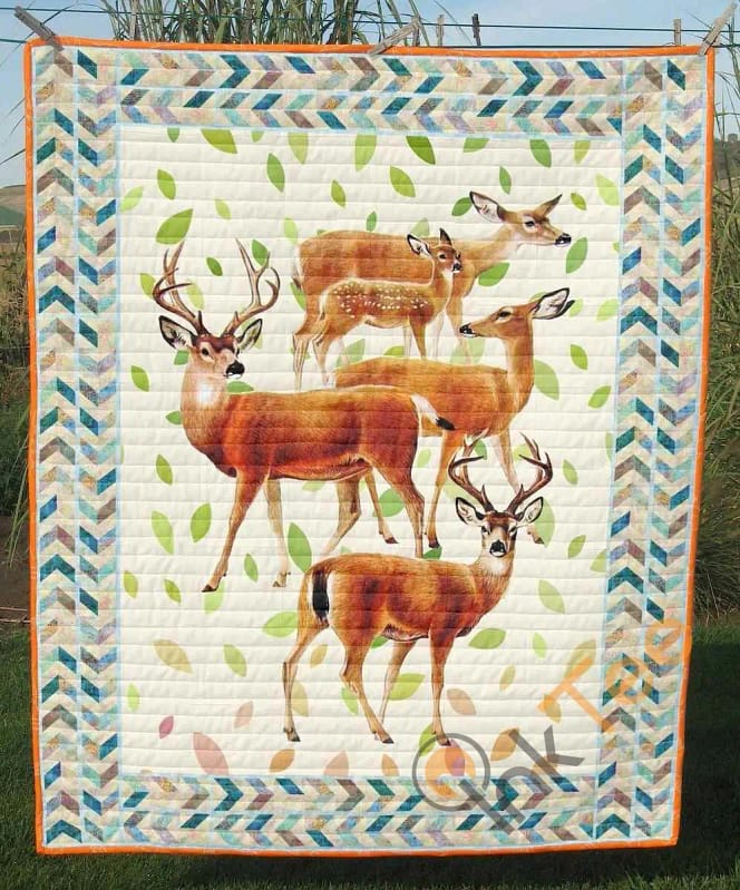 Cute Deer  Blanket TH2906 Quilt