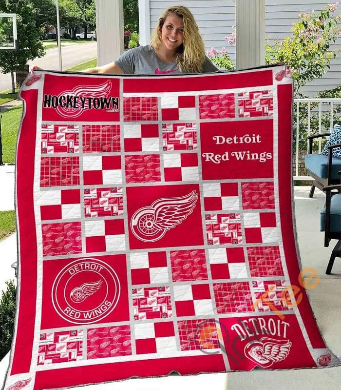 Detroit Red Wings V2  Blanket TH0107 Quilt