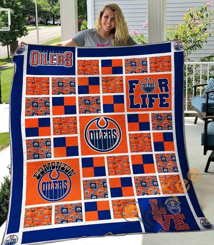 Edmonton Oilers  Blanket TH0107 Quilt