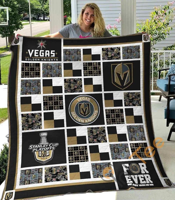 Vegas Golden Knights V1  Blanket TH2906 Quilt