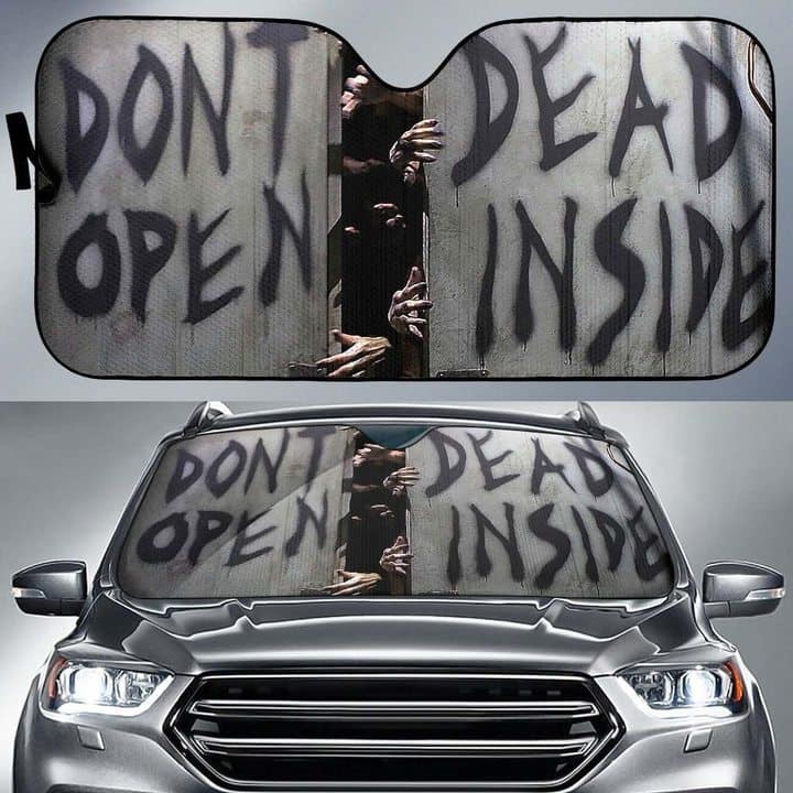 Don't Open Dead Inside The Walking Dead No 366 Auto Sun Shade