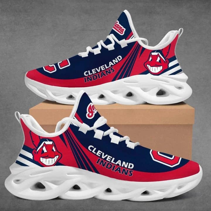 Cleveland Guardians Style 1 Amazon Custom Max Soul Shoes
