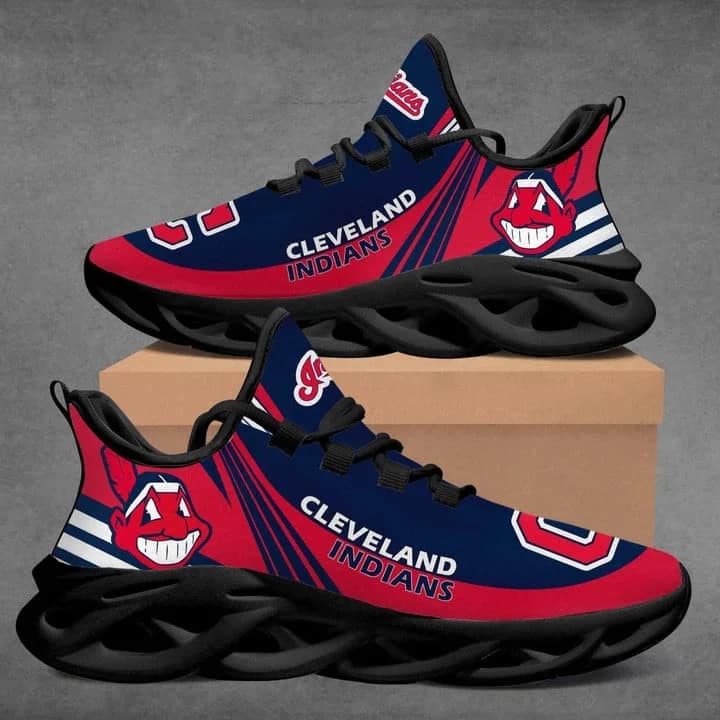 Cleveland Guardians Style 2 Amazon Custom Max Soul Shoes