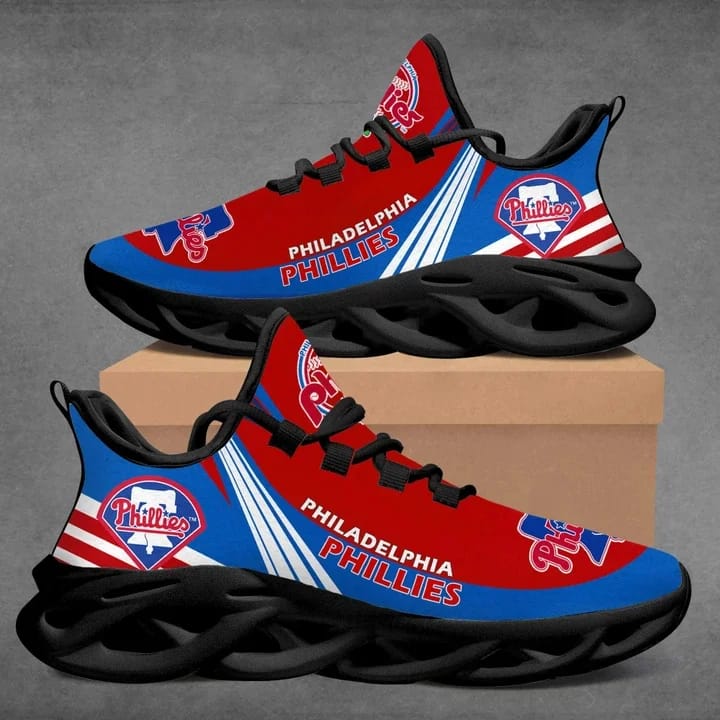 Philadelphia Phillies 3d Style 2 Amazon Custom Max Soul Shoes