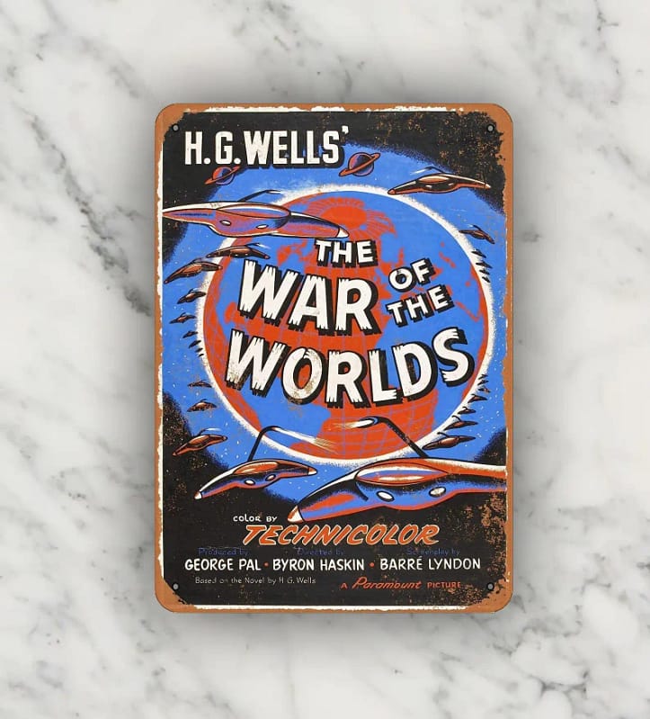 World War Movie Tin Wall Art Metal Sign