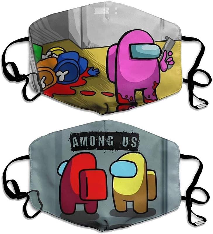 Pack Of Who Among Between Us Play Games Sku 15 Face Mask