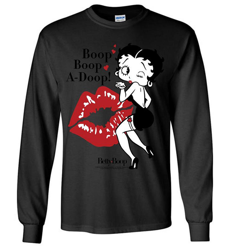 Betty Boop Blowing Kisses Long Sleeve T-shirt