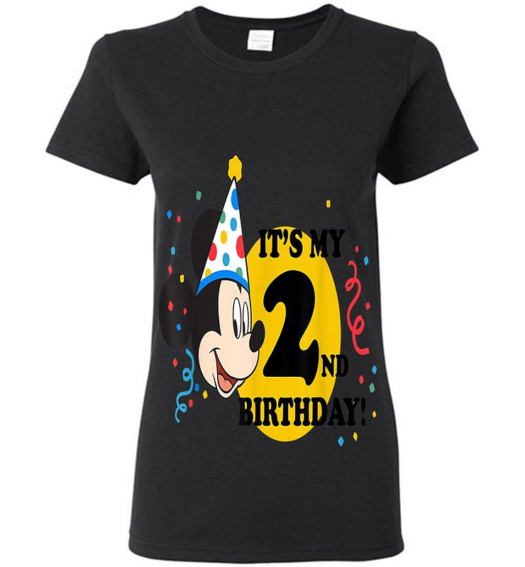 Disney Mickey Mouse 2nd Birthday Womens T-shirt