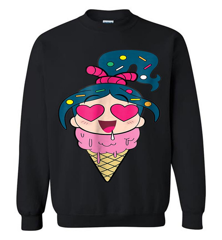 Disney Ralph Breaks The Internet Vanellope Ice Cream Sweatshirt