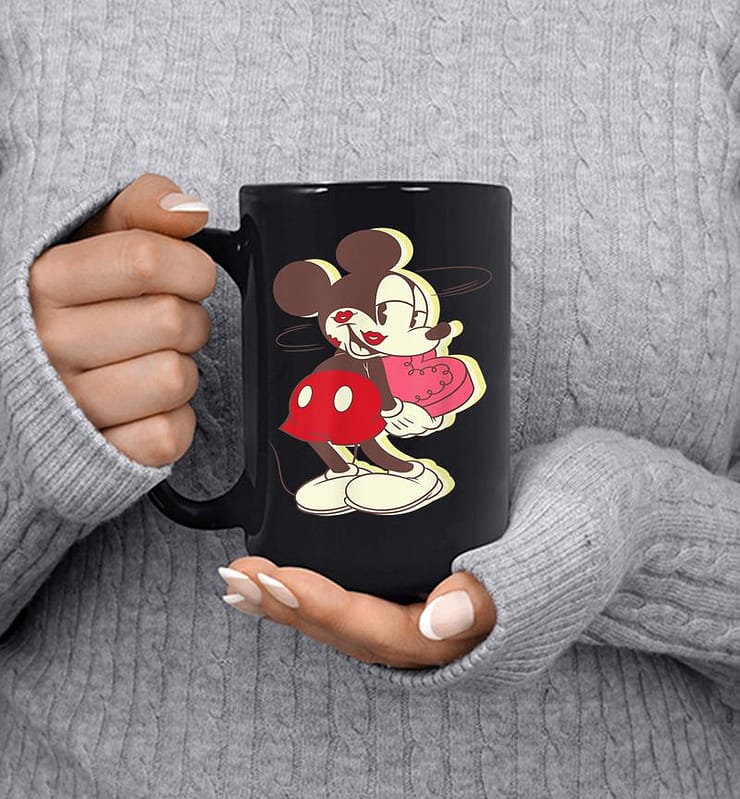 Disney Vintage Mickey Mouse Dizzy Love Mug