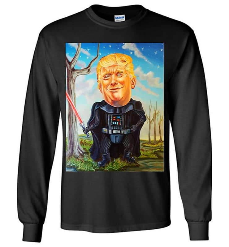 Donald Trump President Star Wars Long Sleeve T-shirt