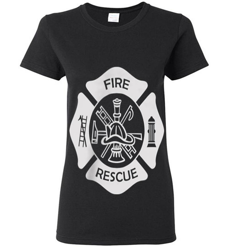 Firefighter Uniform - Official Fire Gear Womens T-shirt