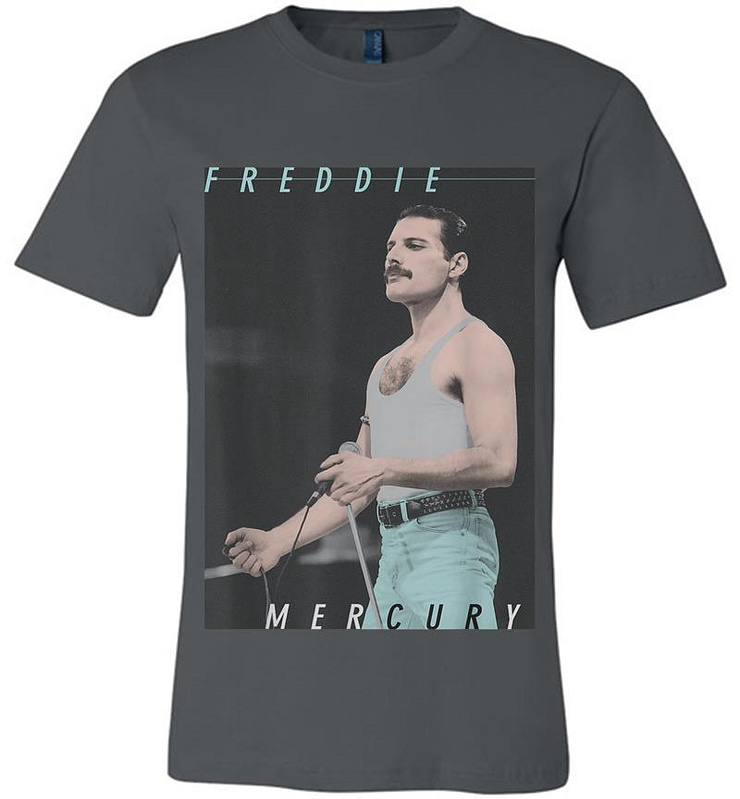Freddie Mercury Official Blue Jeans Live Icon Premium T-shirt