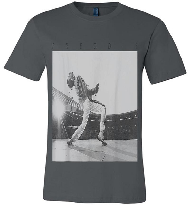 Freddie Mercury Official Howl Stage Icon B&w Photo Premium T-shirt