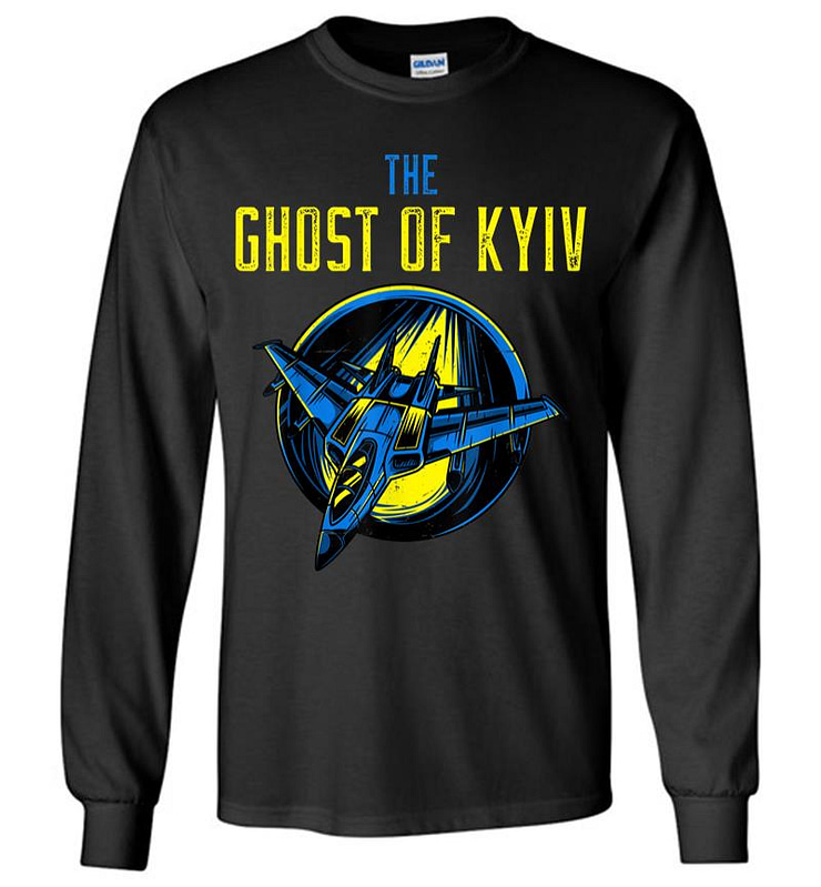 I Support Ukraine Shirt Pray For Ukraine The Ghost Of Kyiv Long Sleeve T-shirt