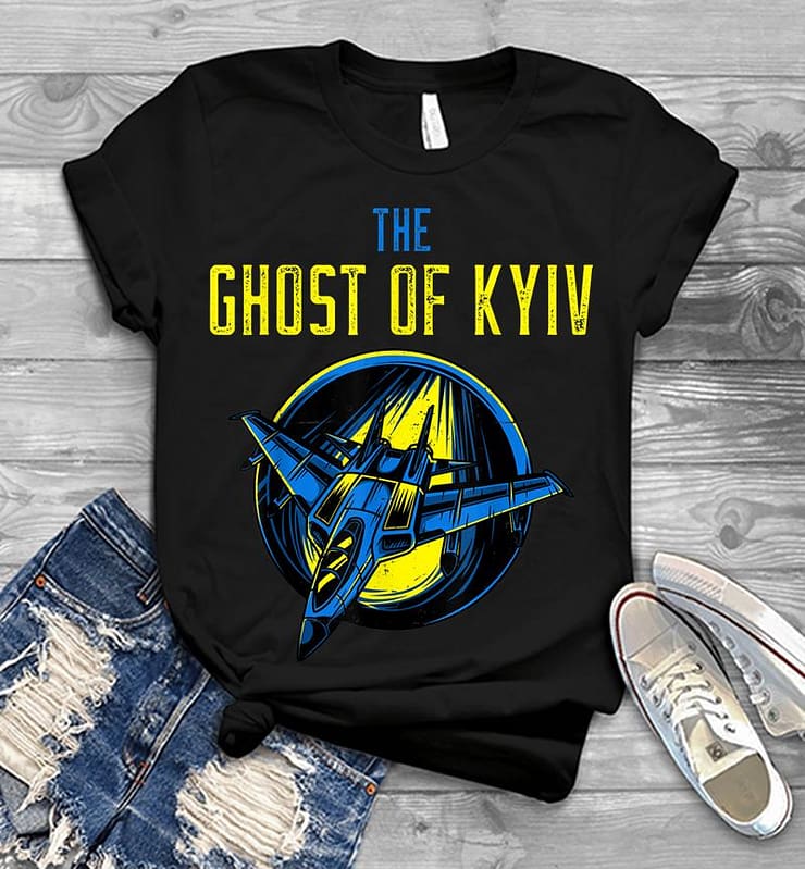 I Support Ukraine Shirt Pray For Ukraine The Ghost Of Kyiv Men T-shirt