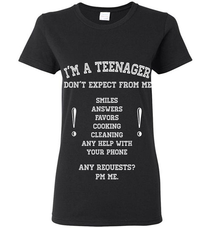 I'm Official Nager Don't Expect 13th 14th Birthday Funny Womens T-shirt