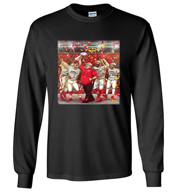 Kansas City Chiefs Campeones Del Super Bowl 54 Long Sleeve T-shirt