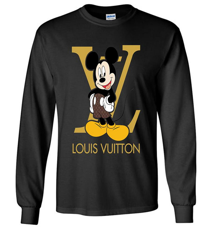 LV Mickey Mouse Long Sleeve T-shirt