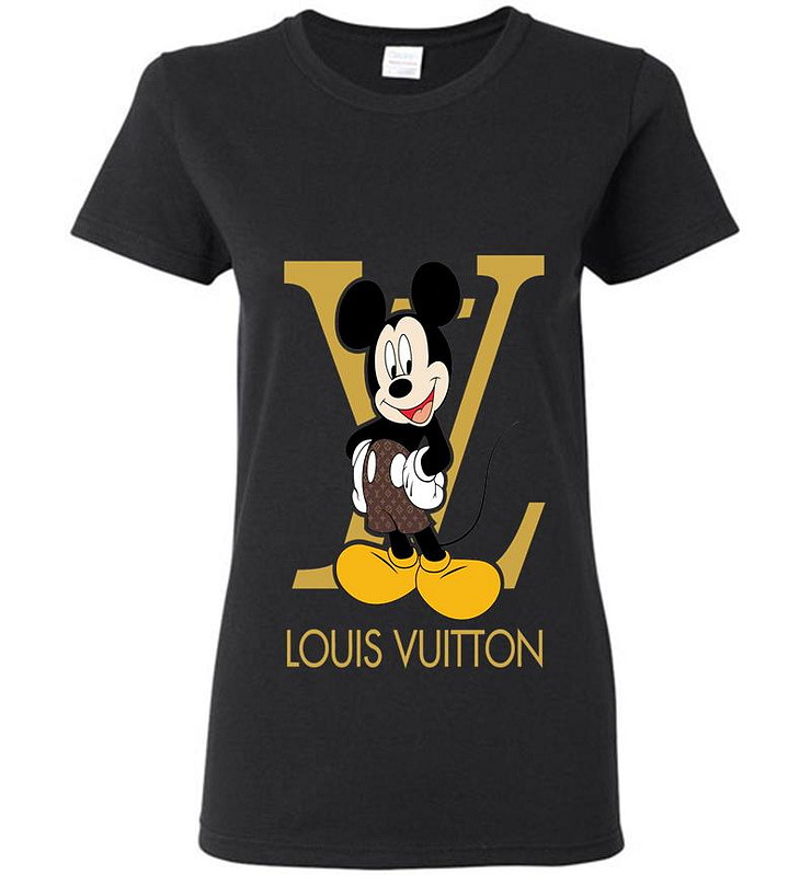 LV Mickey Mouse Women T-shirt