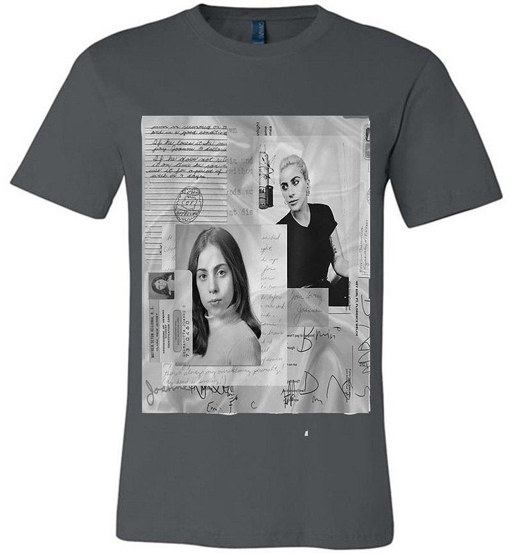 Lady Gaga Official Joanne White Photo Premium T-shirt