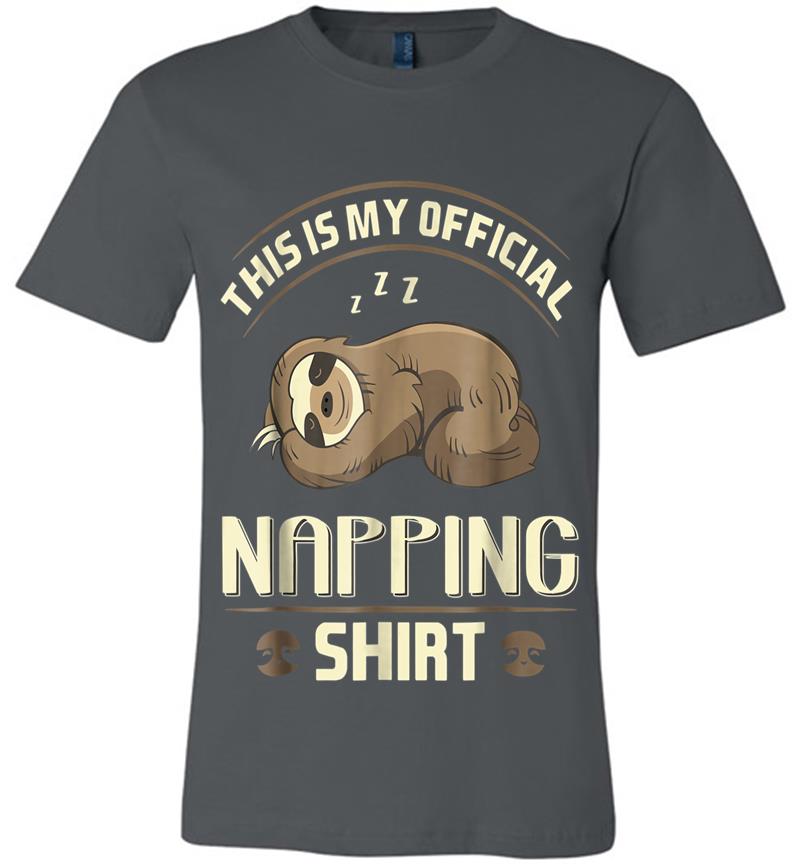 Lazy Baby Sloth Official Napping Premium T-shirt