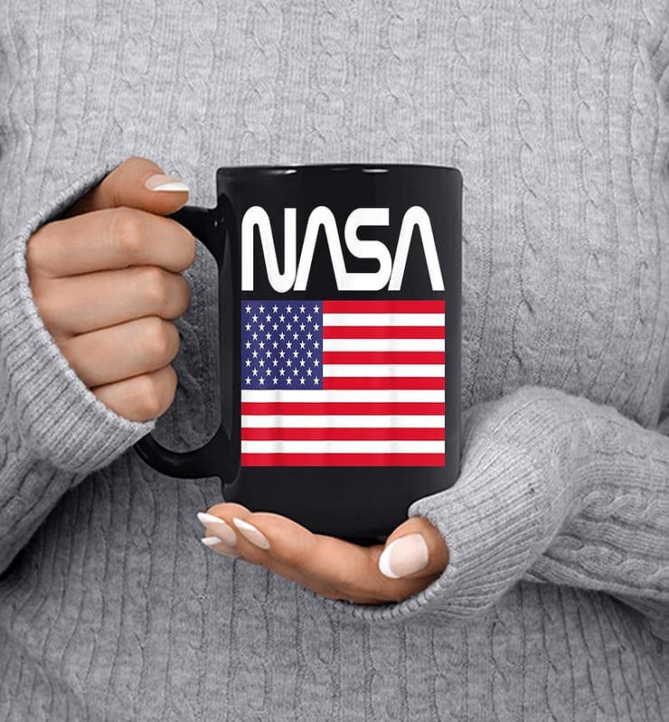 Nasa 4th Of July American Flag Space Astronaut Usa Fun Mug