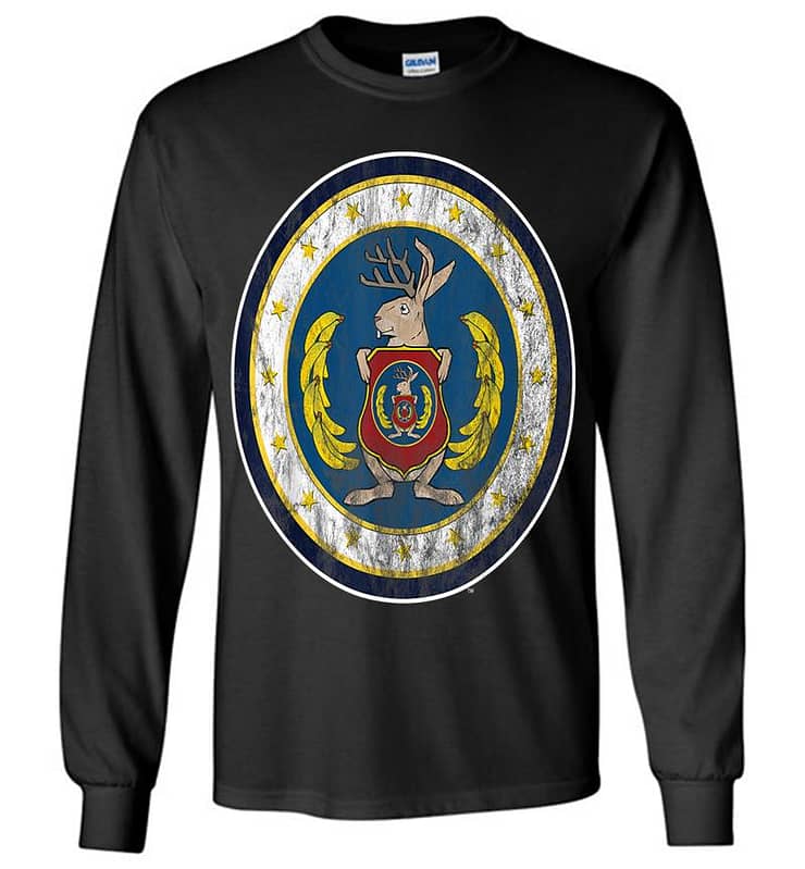 Odd Squad Official Seal Distressed Style Long Sleeve T-shirt