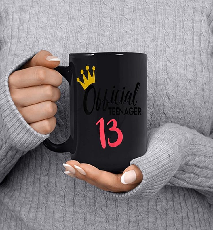 Official 13 Nager 13th Birthday Idea Girls Mug