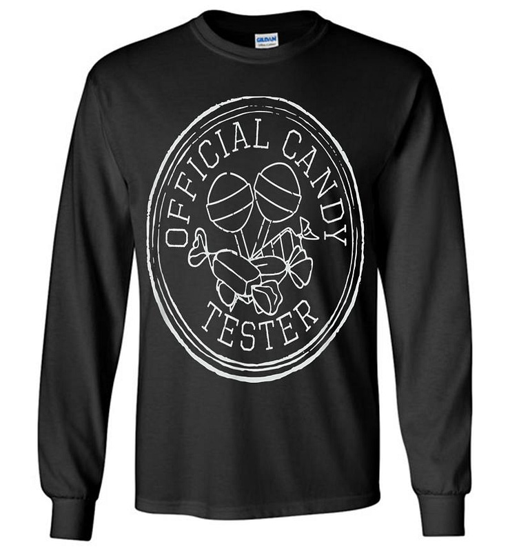 Official Candy Tester, Retro Candy Lovers Long Sleeve T-shirt