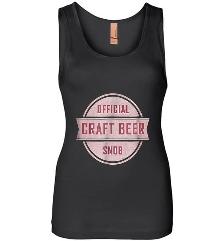 Official Craft Beer Snob Womens Jersey Tank Top