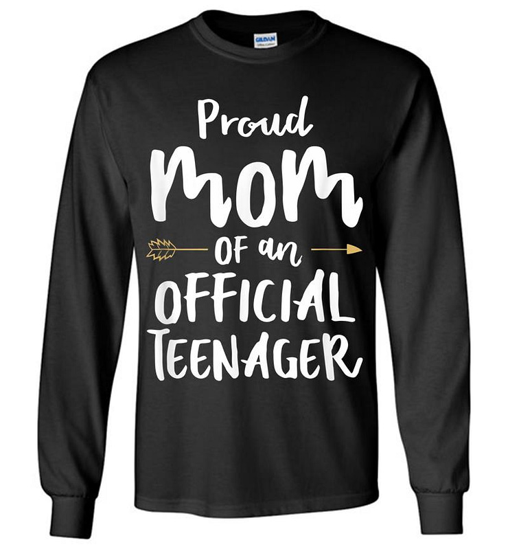 Official Nager Mom 13th Birthday Party Mom's Outfit Long Sleeve T-shirt