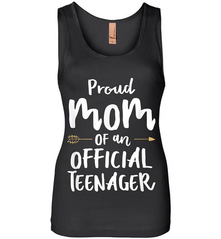 Official Nager Mom 13th Birthday Party Mom's Outfit Womens Jersey Tank Top