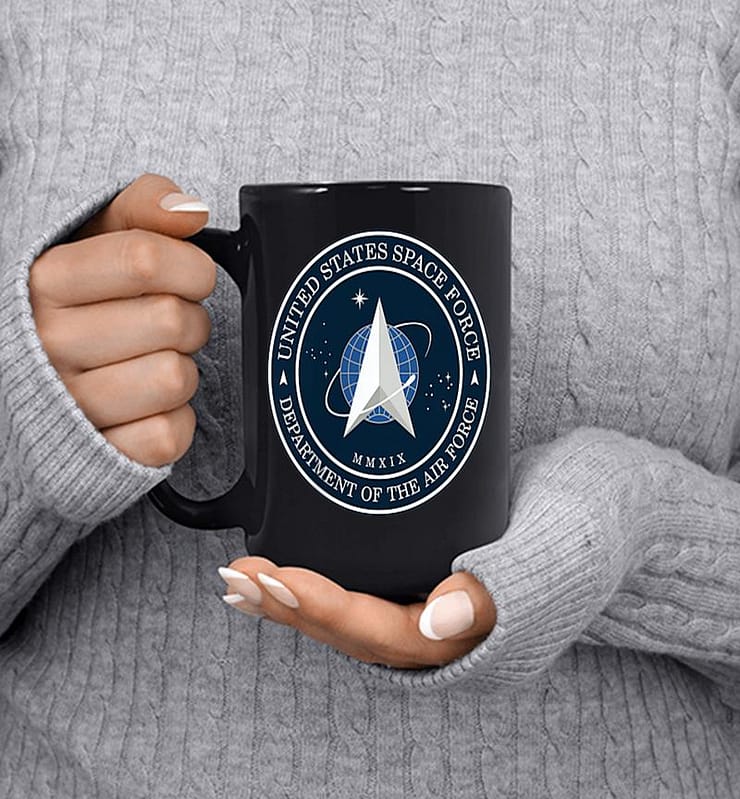 Official United States Space Force Ussf Military Patch Mug