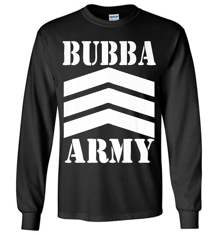 Original Bubba Army Logo (wht) - Official Bubba Army Design Premium Long Sleeve T-shirt