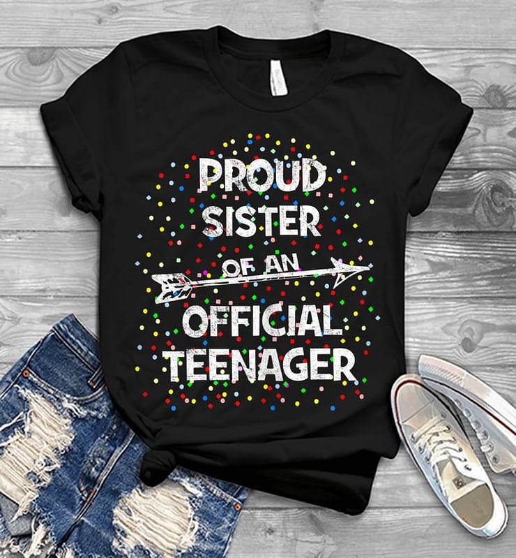 Proud Sister Of An Official Nager, 13th B-day Party Mens T-shirt