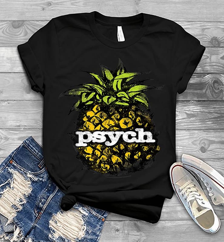 Psych Vintage Pineapple Premium - Official Mens T-shirt