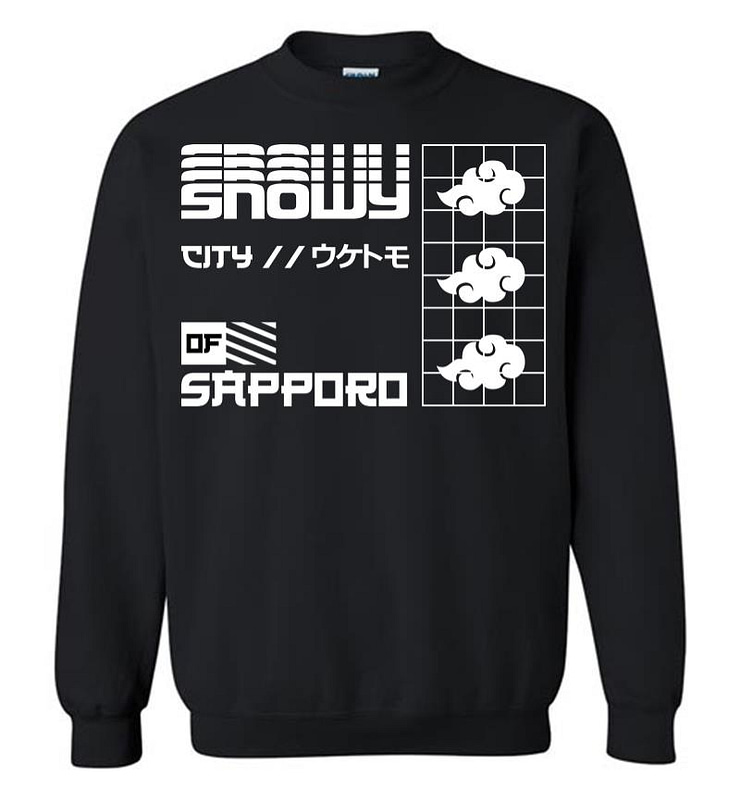 Snowy City of Sapporo Sweatshirt