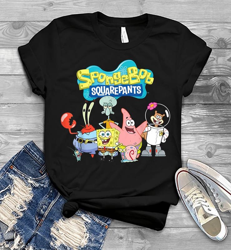 Spongebob Squarepants Friends Men T-shirt