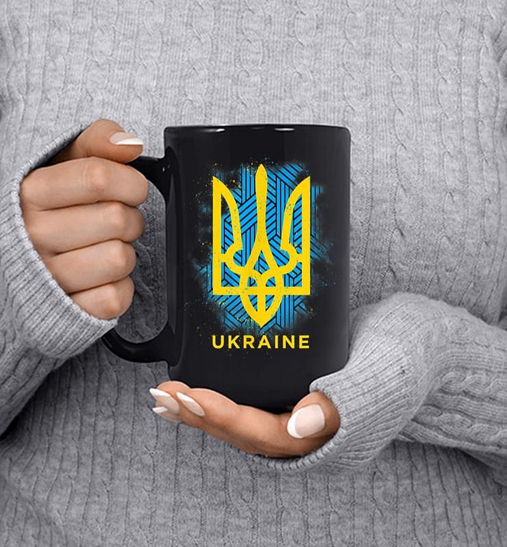 Ukraine Flag Symbol Mug