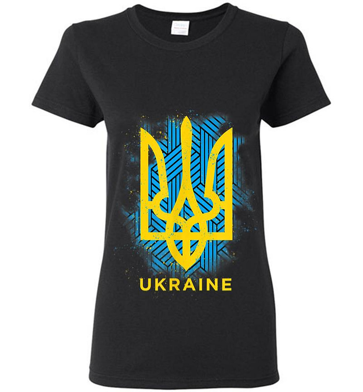 Ukraine Flag Symbol Women T-shirt