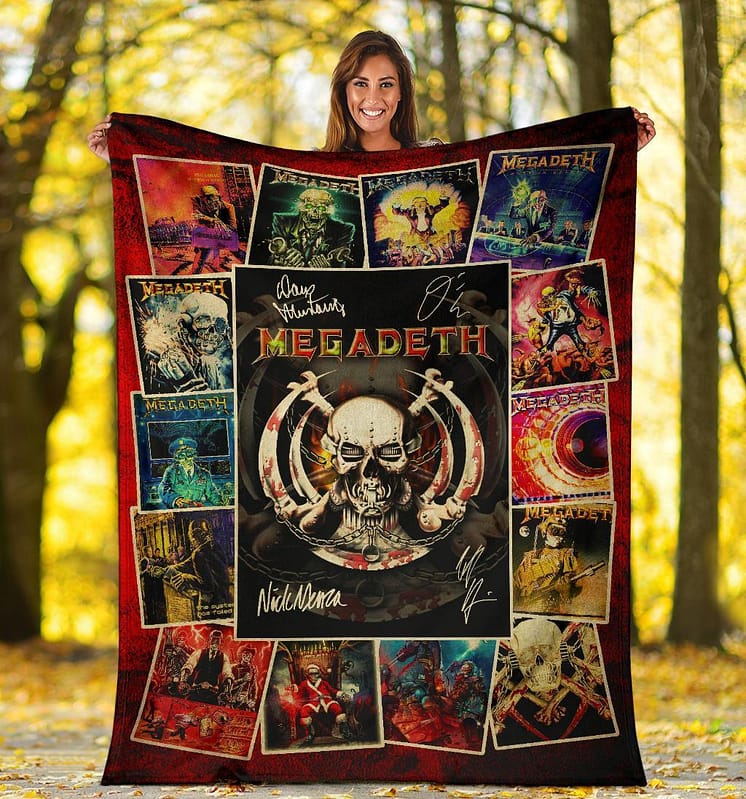 Amazon Best Seller Megadeth Rock Band Fleece Blanket