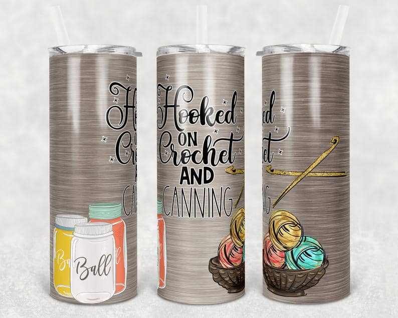 Crochet And Canning Stainless Steel Tumbler