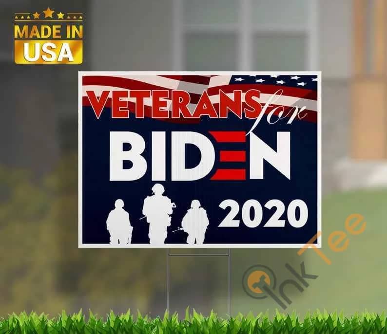 Veterans For Biden 2020 Yard Sign