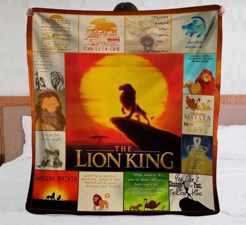 Amazon Bedding Decor Sofa Simba The Lion King Fleece Blanket