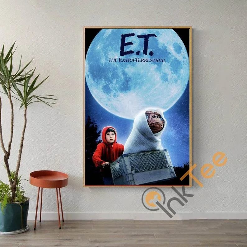 Et The Extra Terrestrial A Boy's Life Movie Retro Film Sku2085 Poster