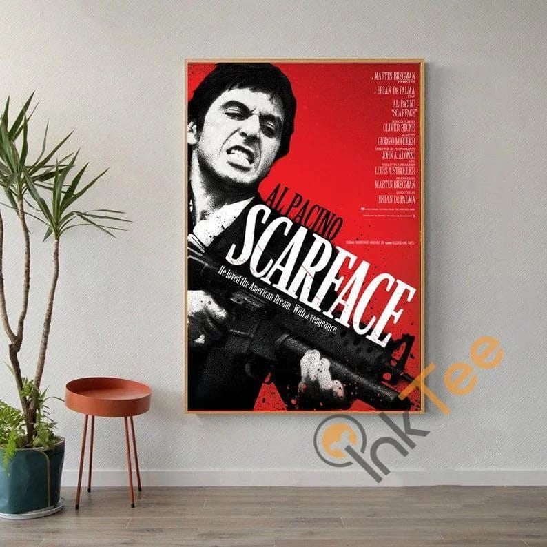 Scarface Movie Retro Film Sku2035 Poster