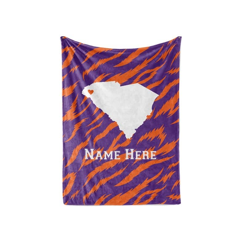 State Pride Series Death Valley South Carolina - Personalized Custom s With Your Family Name Fleece Blanket